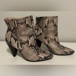 Treasure & Bond women’s Snakeskin Ankle Boots